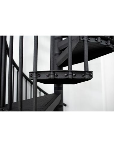 Escalier Colimaçon RONDO COLOR Métal Anthracite