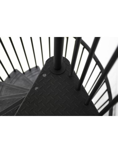 Escalier Colimaçon RONDO COLOR Métal Anthracite