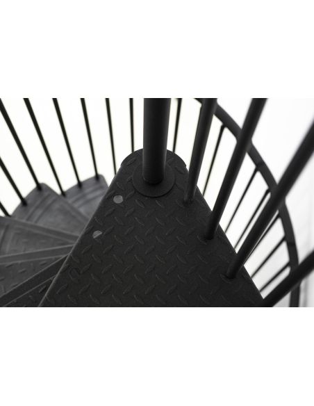 Escalier Colimaçon RONDO COLOR Métal Anthracite