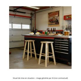 Tabouret en pin 2