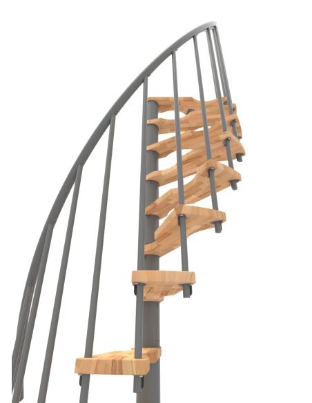 Escalier Colimaçon FURGGA Métal et Hêtre