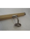 SUPPORT DESIGN INOX POUR MAIN COURANTE RONDE