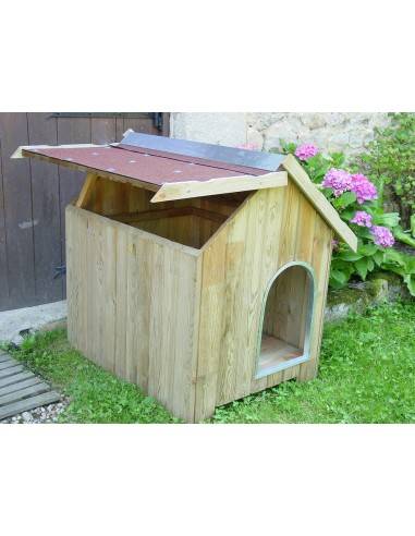 Hundehütte aus Holz