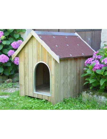 Hundehütte aus Holz