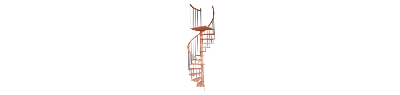 Spiral staircase – Wood, metal & design | Woodup.fr