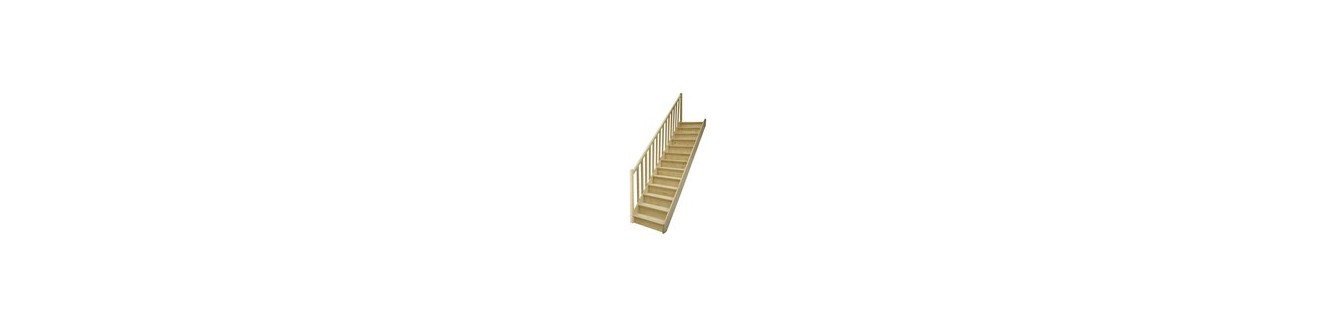 Gerade Holztreppe – Innen- & Außenbereich | Woodup