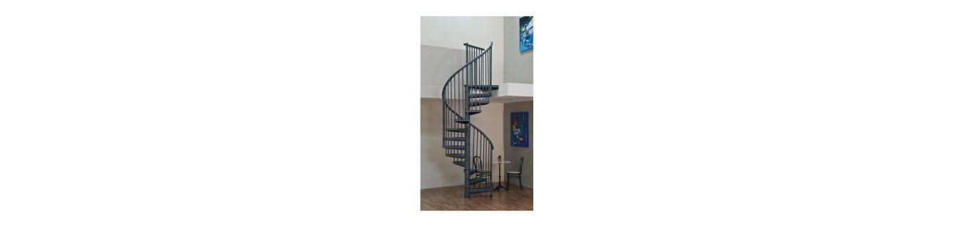 Metall-Wendeltreppe – Design & wartungsfrei | Woodup