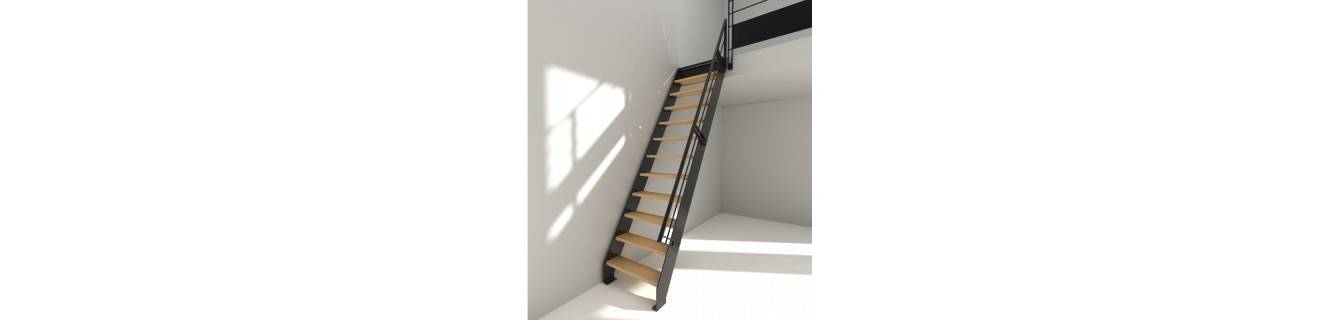 Escalier pour mezzanine, woodup.fr