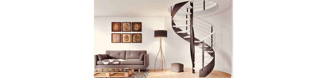 Design-Spindeltreppe – modern & schlicht | Woodup