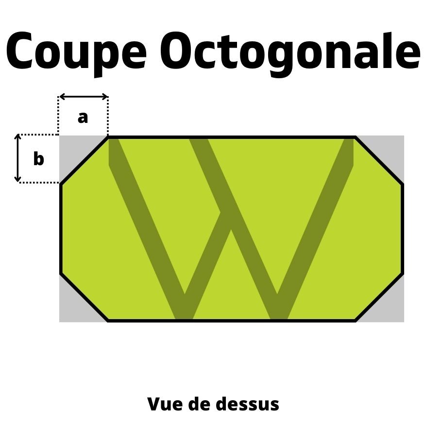 Coupe octogonale