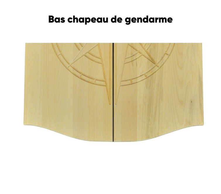 Bas chapeau de gendarme