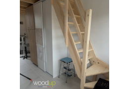 Un escalier pratique et lumineux pour optimiser l’espace
